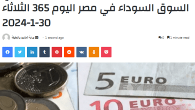 تخطى 75 جنيها.. ارتفاع سعر اليورو في السوق السوداء في مصر اليوم 365 الثلاثاء 30-1-2024